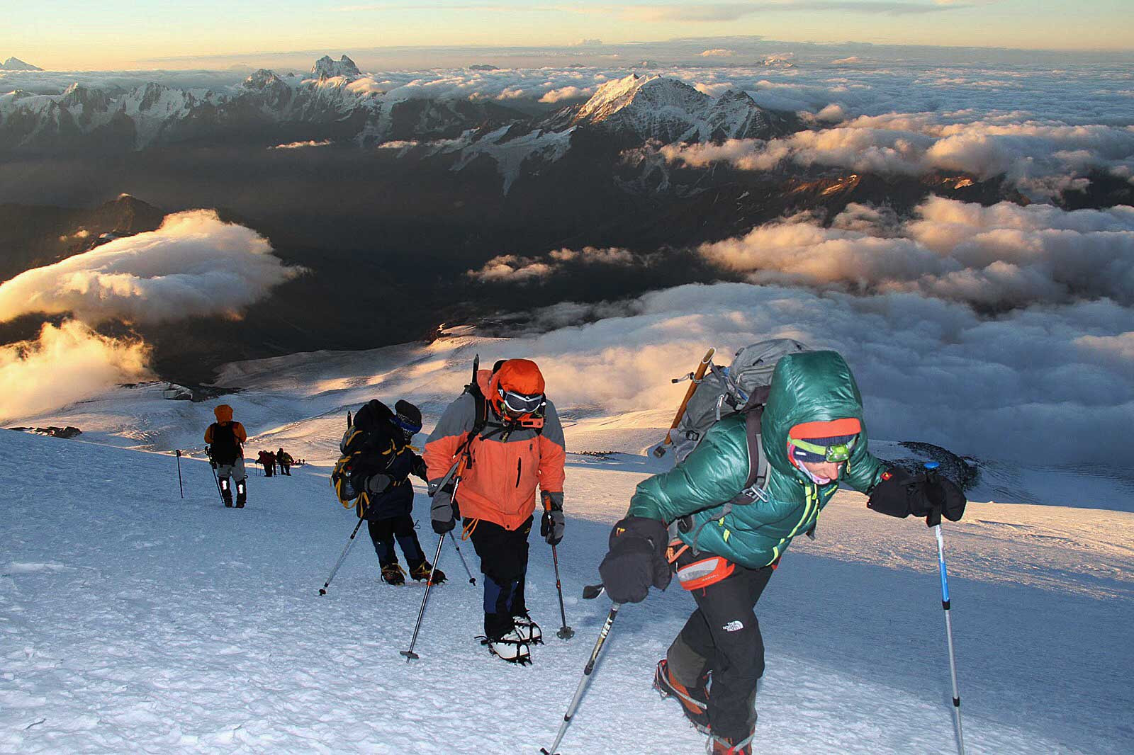 Mountaineering curses in 3 stage Climbing