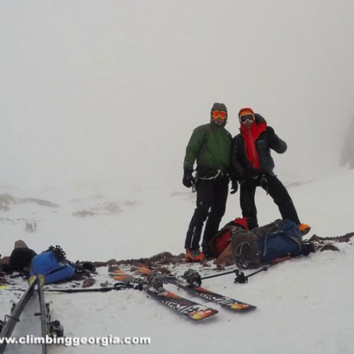 Ski touring - Mount Kazbek