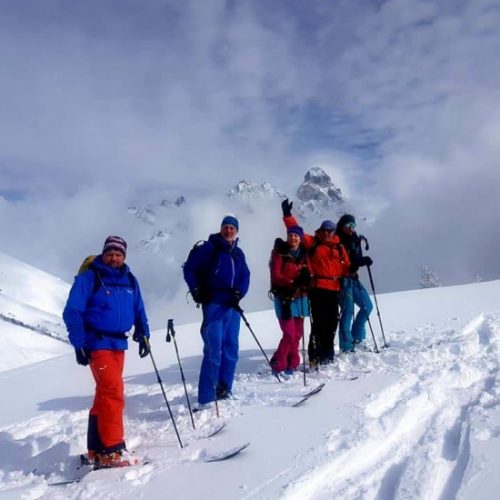 Ski touring in Svaneti
