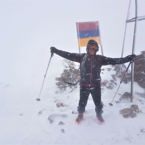 Ski touring in Armenia