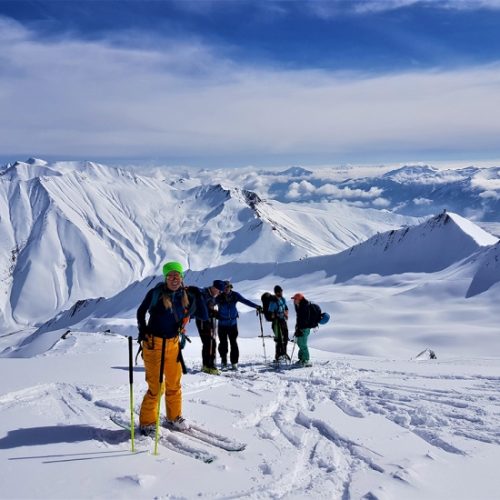 Ski touring Dedaena, Gudauri