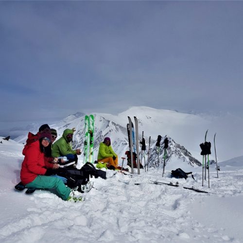 Ski touring gudauri