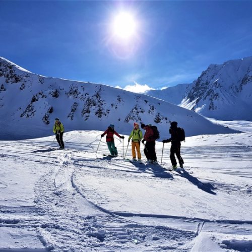 Ski touring gudauri lomisa