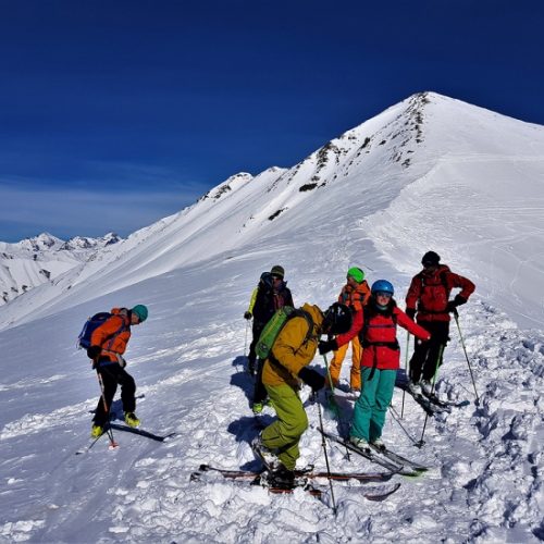 Ski touring gudauri lomisa