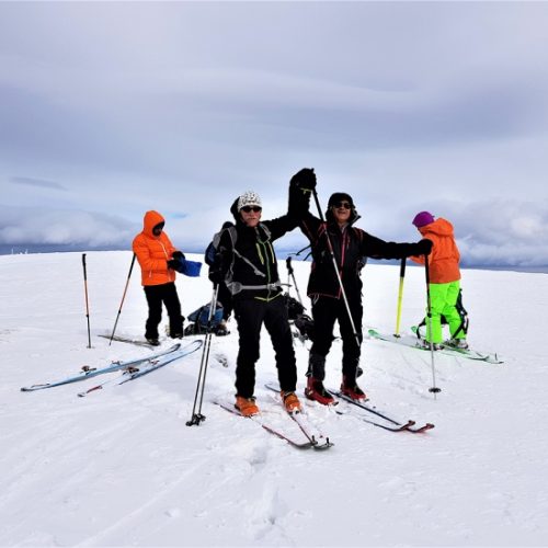 Ski touring Aragats