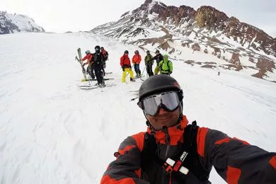 Ski mountaineering Kasbek